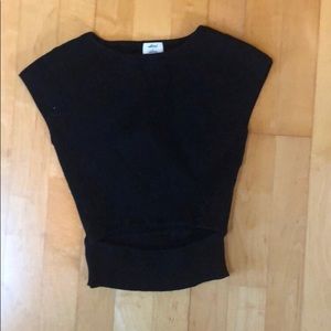 Black Wilfred Knit Yacine Top